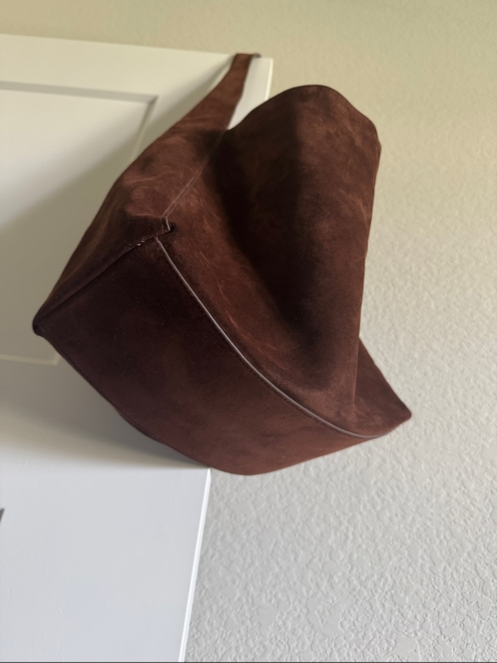 Quince Italian Suede Slouchy Shoulder Bag - Picture 2 of 5